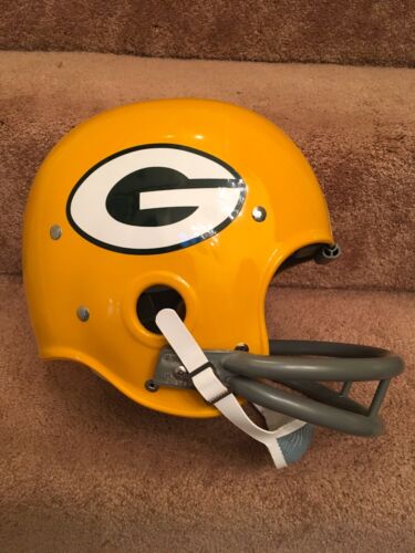 Riddell Kra-Lite RK2 Suspension Green Bay Packers Football Helmet Paul Hornung Sports Mem, Cards & Fan Shop:Fan Apparel & Souvenirs:Football-NFL Riddell   