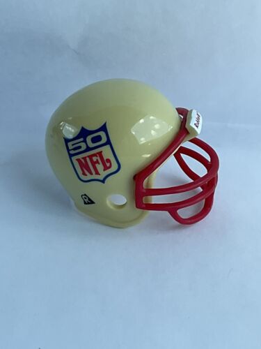 NFL 50th Anniversary Riddell Pocket Pro Helmet Series 1 Throwback Set-Slightly Yellow Sports Mem, Cards & Fan Shop:Fan Apparel & Souvenirs:Football-NFL Riddell   