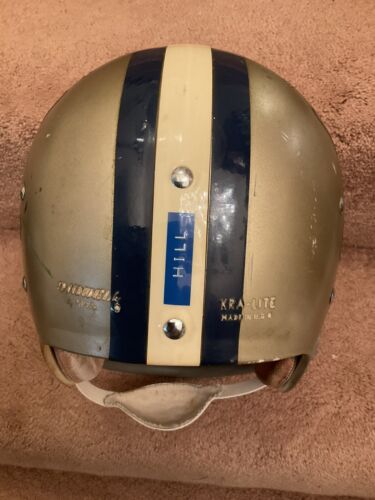 Calvin Hill Autographed Riddell Kra-Lite TK2 Football Helmet 1973 Dallas Cowboys Sports Mem, Cards & Fan Shop:Fan Apparel & Souvenirs:Football-NFL Riddell