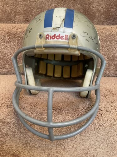 Autographed Detroit Lions Riddell 1979 PAC-3 Football Helmet Rare JOP Facemask Sports Mem, Cards & Fan Shop:Game Used Memorabilia:Football-NFL:Helmet WESTBROOKSPORTSCARDS