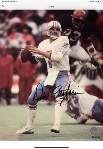 Custom TK2 Style Football Helmet- 1975 Houston Oilers Dan Pastorini Sports Mem, Cards & Fan Shop:Fan Apparel & Souvenirs:Football-NFL Riddell   