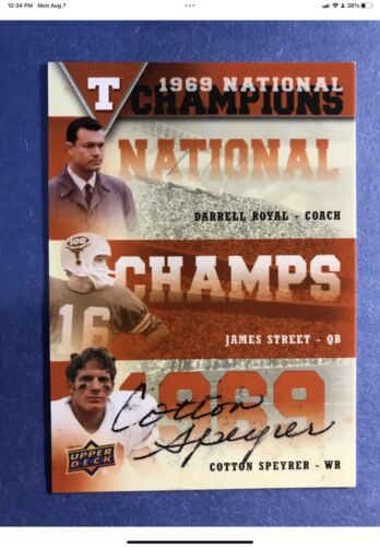 TK Style Football Helmet Custom 1969 Texas Longhorns National Champs Sports Mem, Cards & Fan Shop:Fan Apparel & Souvenirs:College-NCAA WESTBROOKSPORTSCARDS