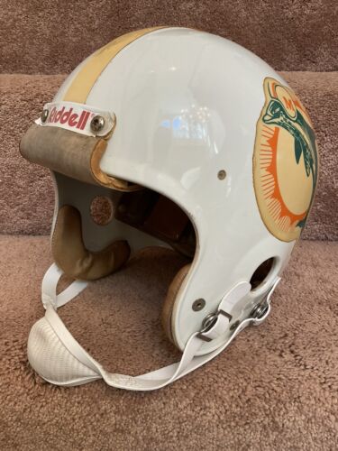 Miami Dolphins Riddell Micro-Fit Vintage 1978 Football Helmet Size M Sports Mem, Cards & Fan Shop:Fan Apparel & Souvenirs:Football-NFL Riddell