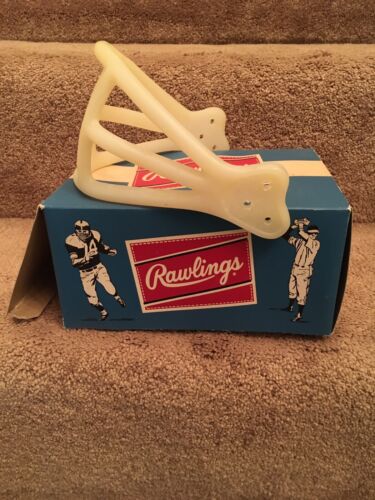 ORIGINAL Rawlings 1960s Triple Bar NTB “Spitter” Facemask Suspension Helmet Sports Mem, Cards & Fan Shop:Game Used Memorabilia:Football-NFL:Helmet WESTBROOKSPORTSCARDS