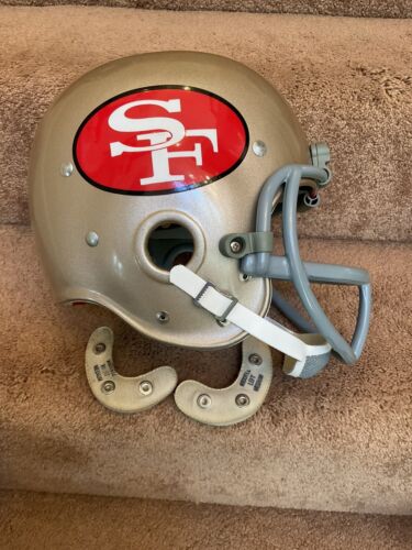 Riddell Kra-Lite RK2 Suspension Football Helmet San Francisco 49ers Dave Wilcox Sports Mem, Cards & Fan Shop:Fan Apparel & Souvenirs:Football-NFL Riddell   