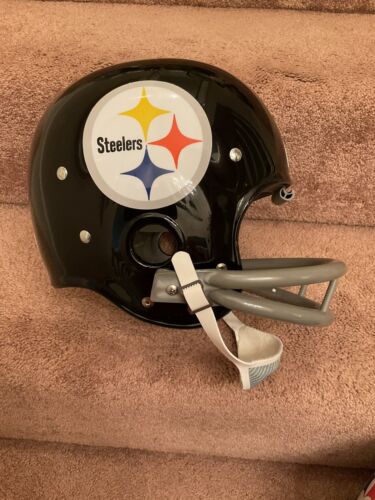 RK2 Vintage Style Custom Pittsburgh Steelers Football Helmet Dick Hoak Sports Mem, Cards & Fan Shop:Fan Apparel & Souvenirs:Football-NFL WESTBROOKSPORTSCARDS