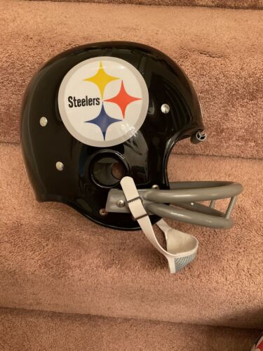 RK2 Vintage Style Custom Pittsburgh Steelers Football Helmet Dick Hoak Sports Mem, Cards & Fan Shop:Fan Apparel & Souvenirs:Football-NFL WESTBROOKSPORTSCARDS   