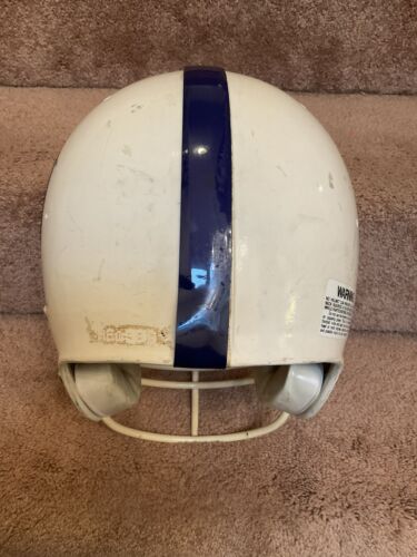 Original Riddell AF2 Indianapolis Colts Football Helmet Game Used NOPDW Facemask Sports Mem, Cards & Fan Shop:Fan Apparel & Souvenirs:Football-NFL Riddell