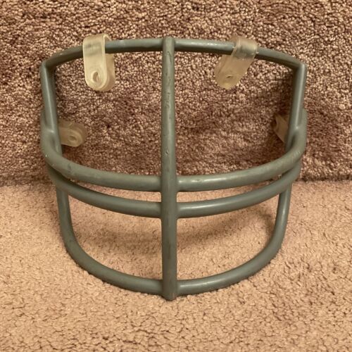 Vintage Schutt 1980 Double Wire NOP Red Dot Gray Football Helmet Face Mask- Rare Sporting Goods:Team Sports:Football:Clothing, Shoes & Accessories:Helmets & Hats Schutt