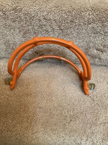 Vintage Orange Schutt 1969 OPO Green Dot Football Helmet X-Large Facemask RARE Sporting Goods:Team Sports:Football:Clothing, Shoes & Accessories:Helmets & Hats Schutt
