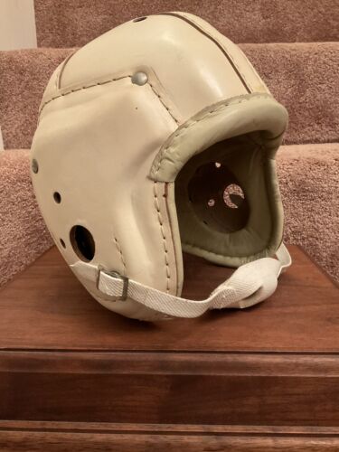 Minty MacGregor Authentic H612 Leather Suspension Football Helmet Size 7 1/4 Sports Mem, Cards & Fan Shop:Fan Apparel & Souvenirs:Football-NFL MacGregor