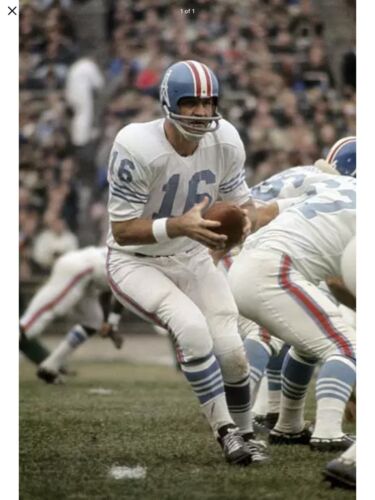 Custom TK2 Style Football Helmet 1964 Houston Oilers George Blanda Sports Mem, Cards & Fan Shop:Fan Apparel & Souvenirs:Football-NFL Riddell
