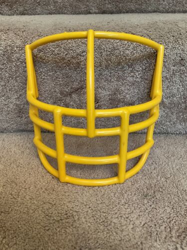 Vintage Riddell 1980s NJOP Football Helmet Yellow Gold 3-Dot Facemask USFL Sporting Goods:Team Sports:Football:Clothing, Shoes & Accessories:Helmets & Hats Riddell