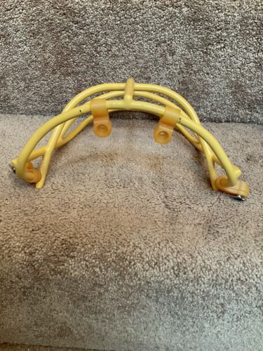 Vintage Schutt 1969 NJOP Large Red Dot Yellow Gold Football Helmet Face Mask Sporting Goods:Team Sports:Football:Clothing, Shoes & Accessories:Helmets & Hats Schutt