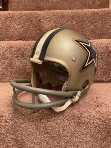 Calvin Hill Autographed Riddell Kra-Lite TK2 Football Helmet 1973 Dallas Cowboys Sports Mem, Cards & Fan Shop:Fan Apparel & Souvenirs:Football-NFL Riddell   