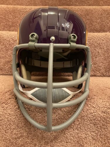 Minnesota Vikings Painted Horns RK2 Style Suspension Football Helmet Tinglehoff Sports Mem, Cards & Fan Shop:Fan Apparel & Souvenirs:Football-NFL Riddell   