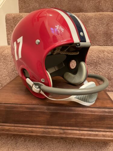 SMU Mustangs Suspension Football Helmet Authentic Reproduction Meredith Sports Mem, Cards & Fan Shop:Fan Apparel & Souvenirs:College-NCAA WESTBROOKSPORTSCARDS