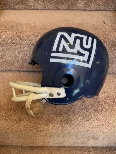 Vintage Riddell Kra-Lite Football Helmet 1975 New York Giants Disco NY Sports Mem, Cards & Fan Shop:Fan Apparel & Souvenirs:Football-NFL Riddell   