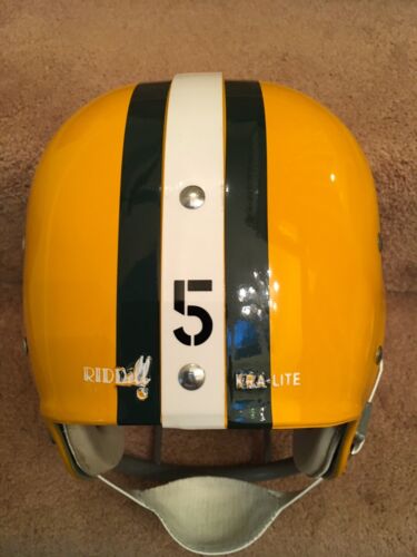 Riddell Kra-Lite RK2 Suspension Green Bay Packers Football Helmet Paul Hornung Sports Mem, Cards & Fan Shop:Fan Apparel & Souvenirs:Football-NFL Riddell   