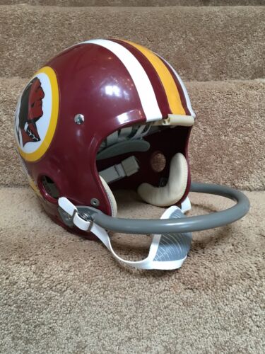 Vintage Riddell Kra-Lite Football Helmet 1973 Washington Redskins Charley Taylor Sports Mem, Cards & Fan Shop:Fan Apparel & Souvenirs:Football-NFL Riddell   