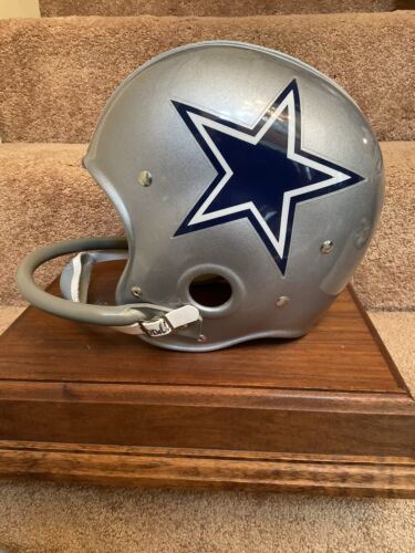 Riddell Kra-Lite RK2 Suspension Football Helmet 1967 Dallas Cowboys Don Meredith Sports Mem, Cards & Fan Shop:Fan Apparel & Souvenirs:Football-NFL Riddell
