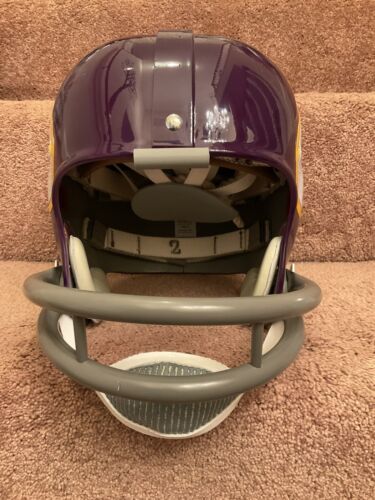 Minnesota Vikings “Big Horns” RK2 Style Suspension Football Helmet Tarkenton Sports Mem, Cards & Fan Shop:Fan Apparel & Souvenirs:Football-NFL WESTBROOKSPORTSCARDS   