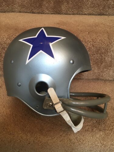 classic 1964 football helmet Riddell Original Kra-Lite TK5 Football Helmet 1964 Dallas Cowboys Bob – WESTBROOKSPORTSCARDS