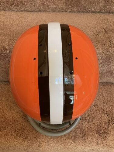 Original Vintage RIDDell Kra-Lite RK Suspension Football Helmet Cleveland Browns Sports Mem, Cards & Fan Shop:Fan Apparel & Souvenirs:Football-NFL Riddell   