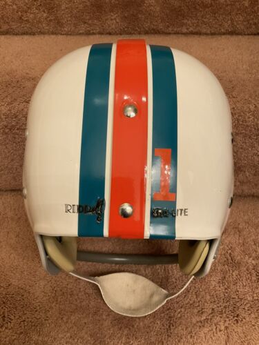 RIDDell Classic RK2 Suspension Football Helmet Miami Dolphins Garo Yepremian Sports Mem, Cards & Fan Shop:Fan Apparel & Souvenirs:Football-NFL Riddell