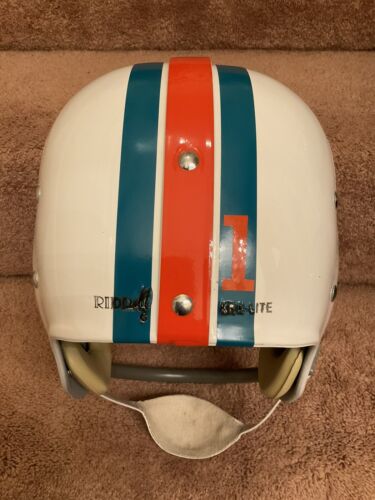 RIDDell Classic RK2 Suspension Football Helmet Miami Dolphins Garo Yepremian Sports Mem, Cards & Fan Shop:Fan Apparel & Souvenirs:Football-NFL Riddell   