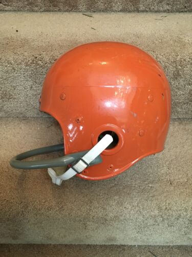 Vintage RK Style Football Helmet 1962 Cleveland Browns The Express Movie Prop Sports Mem, Cards & Fan Shop:Fan Apparel & Souvenirs:Football-NFL WESTBROOKSPORTSCARDS