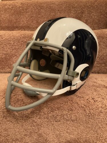 Los Angeles Rams Painted Horns RK2 Style Suspension Football Deacon Jones Sports Mem, Cards & Fan Shop:Fan Apparel & Souvenirs:Football-NFL Riddell   