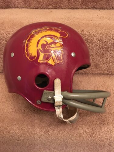 1972 USC Trojans Authentic Game Used Riddell Kra-Lite Football Helmet Sports Mem, Cards & Fan Shop:Fan Apparel & Souvenirs:College-NCAA Riddell