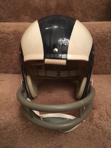 Los Angeles Rams Riddell Throwback TK Football Helmet 1971 Painted Horns RARE! Sports Mem, Cards & Fan Shop:Fan Apparel & Souvenirs:Football-NFL WESTBROOKSPORTSCARDS   