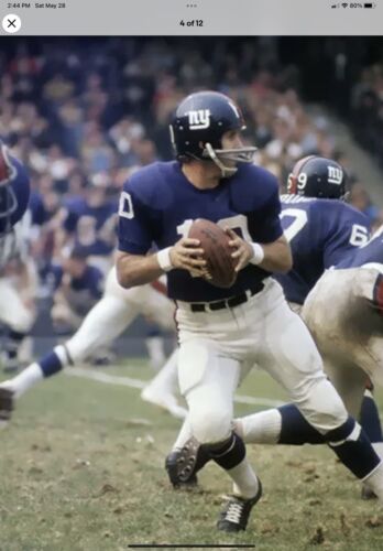 Riddell Kra-Lite TK2 Suspension Football Helmet 1970 New York Giants Bob Tucker Sports Mem, Cards & Fan Shop:Fan Apparel & Souvenirs:Football-NFL Riddell
