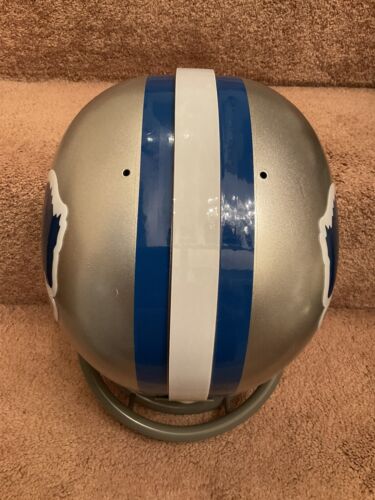 RK2 Style Suspension Football Helmet- 1970 Detroit Lions Lem Barney Sports Mem, Cards & Fan Shop:Fan Apparel & Souvenirs:Football-NFL Riddell