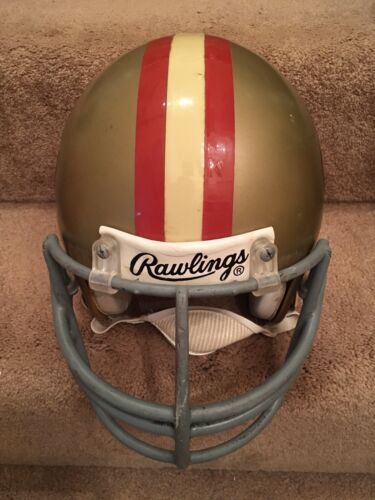 Vintage Rawlings ANFL Football Helmet San Francisco 49ers Schutt NOPDW ERRO Date Sports Mem, Cards & Fan Shop:Game Used Memorabilia:Football-NFL:Helmet WESTBROOKSPORTSCARDS   