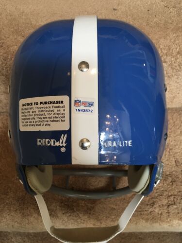 Riddell kra-Lite RK2 Suspension Football Helmet Houston Oilers Elvin Bethea Autograph Sports Mem, Cards & Fan Shop:Autographs-Original:Football-NFL:Helmets WESTBROOKSPORTSCARDS