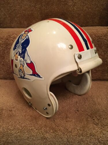Vintage Wilson F2000 Suspension Football Helmet Boston Patriots - RARE Sports Mem, Cards & Fan Shop:Fan Apparel & Souvenirs:Football-NFL Riddell