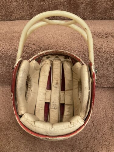 Original Vintage Rare Wilson Football Helmet Exterior Padded Top Rare facemask Sports Mem, Cards & Fan Shop:Fan Apparel & Souvenirs:Football-NFL Riddell