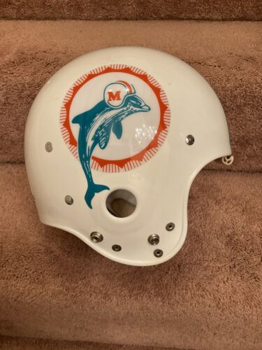 Vintage 1972 Riddell Kra-Lite II Football Helmet Miami Dolphins Undrilled! Sports Mem, Cards & Fan Shop:Fan Apparel & Souvenirs:Football-NFL Riddell