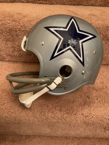 Mel Renfro TK2 Style Dallas Cowboys Football Helmet Authentic Color Paint Sports Mem, Cards & Fan Shop:Fan Apparel & Souvenirs:Football-NFL WESTBROOKSPORTSCARDS