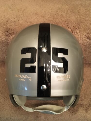 Vintage Riddell Kra-Lite TK2 Football Helmet-1971 Oakland Raiders Biletnikoff Sports Mem, Cards & Fan Shop:Fan Apparel & Souvenirs:Football-NFL Riddell