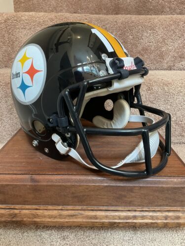 Vintage RARE Rawlings HND-9 Ridge Football Helmet Pittsburgh Steelers Bradshaw Sports Mem, Cards & Fan Shop:Fan Apparel & Souvenirs:Football-NFL Rawlings