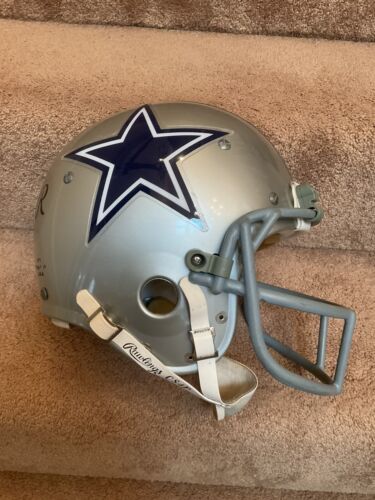 Dallas Cowboys Rare Rawlings RTS Football Helmet Dorsett Schutt Green Dot OPO Sports Mem, Cards & Fan Shop:Game Used Memorabilia:Football-NFL:Helmet WESTBROOKSPORTSCARDS