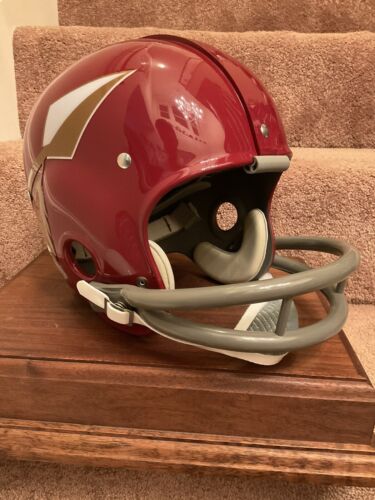 RK2 Style Football Helmet 1969 Washington Redskins Spear Cardinal Color Taylor Sports Mem, Cards & Fan Shop:Fan Apparel & Souvenirs:Football-NFL Riddell   