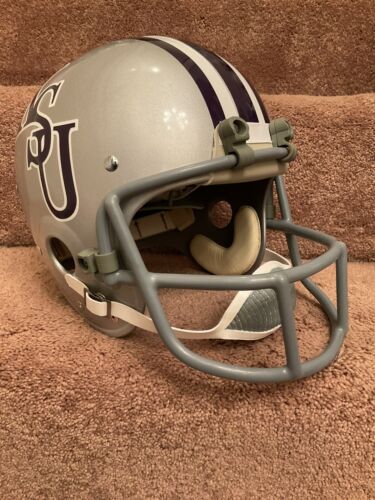 1975 Kansas State Wildcats TK Suspension Football Helmet- Reproduction Authentic Sports Mem, Cards & Fan Shop:Fan Apparel & Souvenirs:College-NCAA WESTBROOKSPORTSCARDS