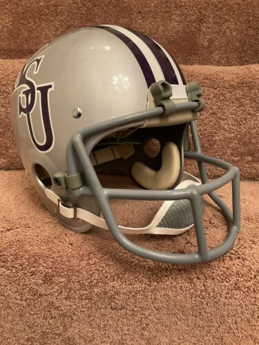 1975 Kansas State Wildcats TK Suspension Football Helmet- Reproduction Authentic Sports Mem, Cards & Fan Shop:Fan Apparel & Souvenirs:College-NCAA WESTBROOKSPORTSCARDS   