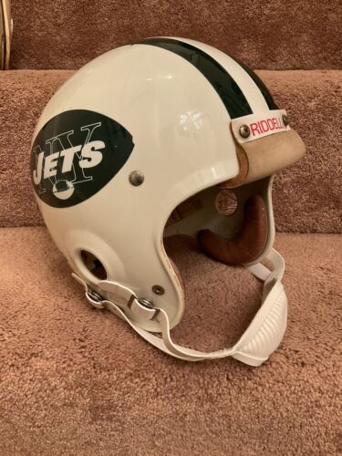 New York Jets Vintage Riddell 1973 Kra-Lite II TK-2 Football Helmet Sports Mem, Cards & Fan Shop:Fan Apparel & Souvenirs:Football-NFL Riddell   