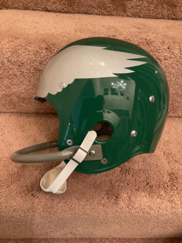 Philadelphia Eagles Painted Wings TK5 Suspension Football Helmet Van Brocklin Sports Mem, Cards & Fan Shop:Fan Apparel & Souvenirs:Football-NFL Riddell